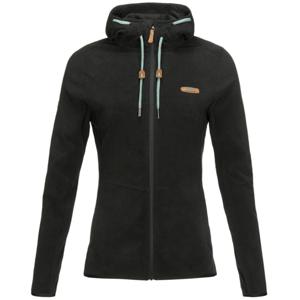 Poleron Mujer Lippi Stripes Nano-f Full Zip Hoody Negro