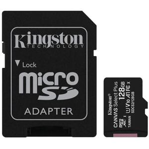 Memoria Kingston 128GB microSDXC (100MB/s) UHS-I U1 A1 Canvas Select Plus