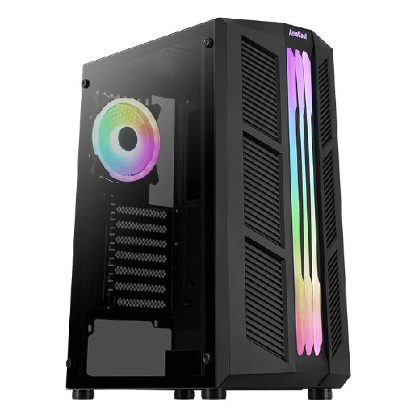 Gabinete Gamer Aerocool Prime Rgb Vidrio Templado Mid Tower Atx