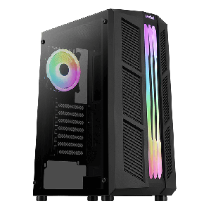 Gabinete Gamer Aerocool Prime, RGB, Vidrio templado, Mid-Tower, ATX, MicroATX, Mini-ITX