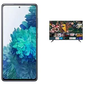 Combo Samsung Galaxy S20 FE 5G 128GB Azul 6,5" Liberado + LED Samsung 50" UHD 4K SmartTV