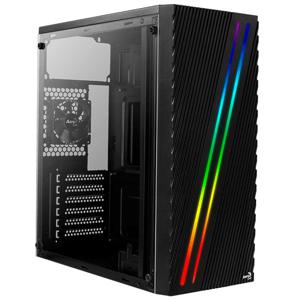 Gabinete Gamer Aerocool Streak, Mid-Tower, RGB, Vidrio Templado, ATX, MicroATX, Mini-ITX
