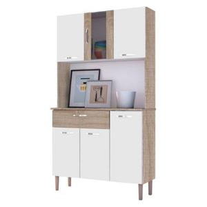 Mueble De Cocina 6 Puertas M-1884 Blanco Arena