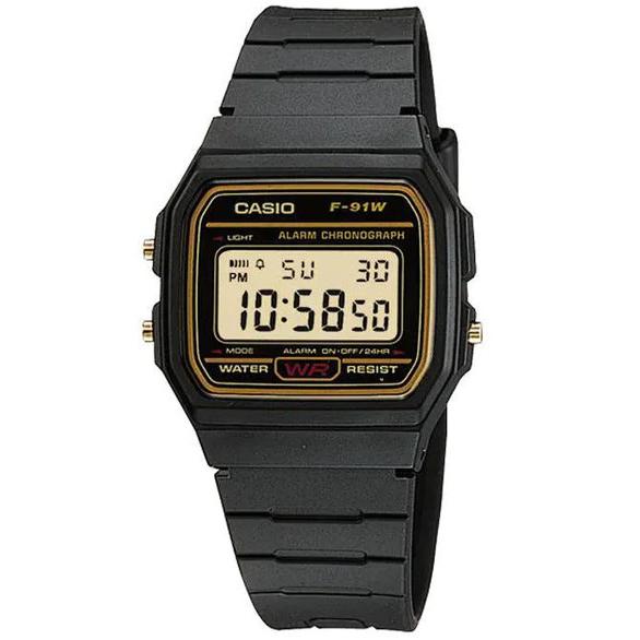 Reloj Casio Digital Unisex F-91WG-9