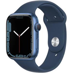 Apple Watch Series 7 GPS 45mm Azul Aluminium Case Correa Deportiva Abyss