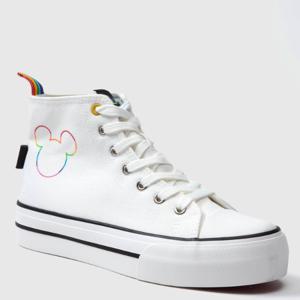Zapatilla Urbana Mujer Blanca Disney Pride