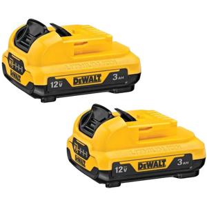 Pack 2 Baterías Ion De Litio 12v Dewalt 3Ah