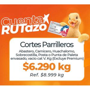 Cortes Parrilleros Kg. En Unimarc Pagando Con Cuenta Rut Banco Estado. Hasta 17 Septiembre