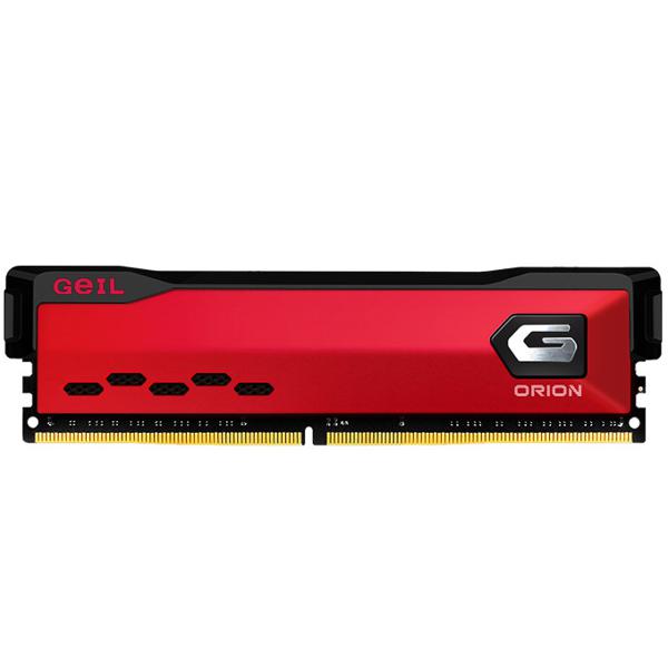 Memoria Ram DDR4 8GB 3200MHz Geil Orion DIMM, CL16, 1.35V, Rojo