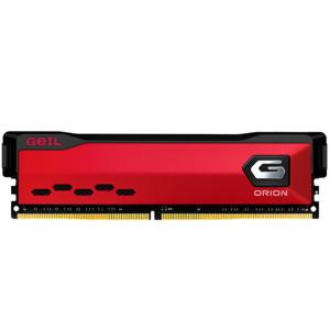 Memoria Ram DDR4 8GB 3200MHz Geil Orion DIMM, CL16, 1.35V, Rojo