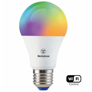 Ampolleta LED Westinghouse A60 9W Smart Wifi Rgb E27