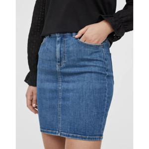 Mini Falda Denim Azul Pieces