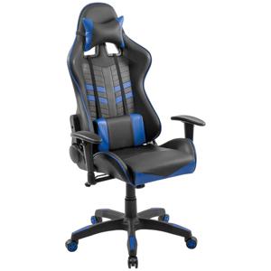 Silla Gamer Ergonómica Macrotel Negro/azul