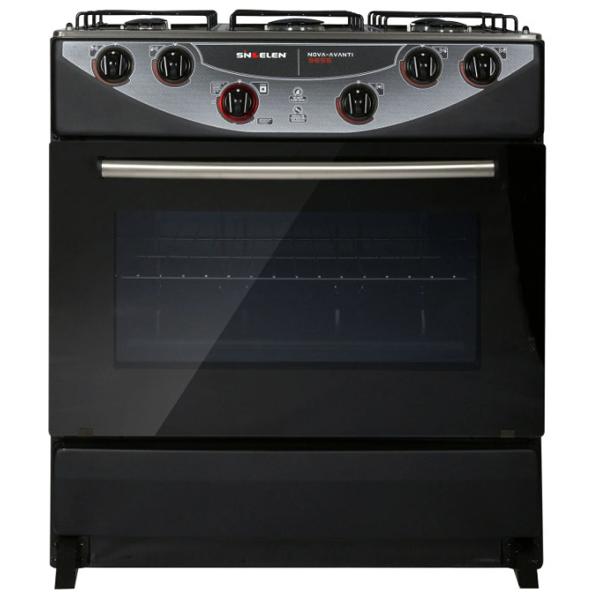 Cocina A Gas 5 Quemadores Sindelen CH-9855NG Negro Inox