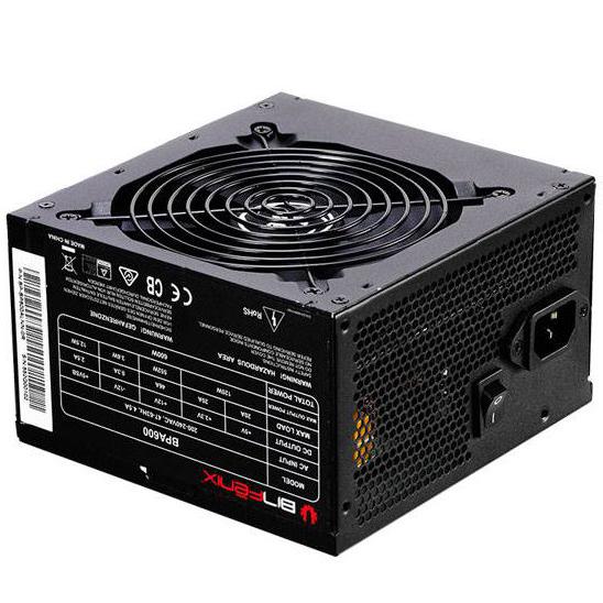 Fuente De Poder 600W BitFenix BPA, Certificada 80+ Plus White, 120mm Silence Fan