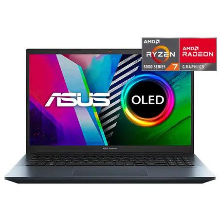 Notebook Asus Vivobook Pro FullHD 15,6" Ryzen 7-5800H 8GB 512GB SSD RTX 3050 M3500QC-L1223T