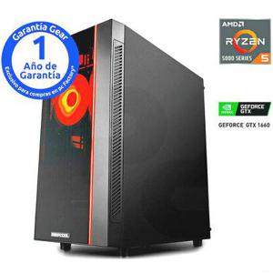 Desktop Gamer Gear Red Demon Ryzen 5 5600X 8GB 1TB NVIDIA GTX1660 6GB