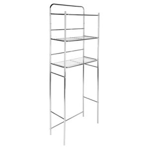 Estante Organizador De Baño 59,5x26x151,5 Cm Metal Cromado
