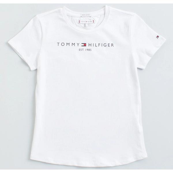 Polera Manga Corta Niña Tommy Hilfiger Frontal Logo. 4 Colores Disponibles