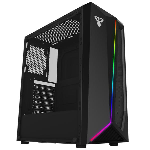 Gabinete Gamer Fantech Pulse CG71 RGB Negro