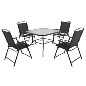 Comedor Terraza Albany Azul 5Pcs Mainstays