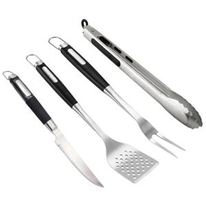 Utensilios Parrilla Negro/inox 4 Piezas Beef Maker