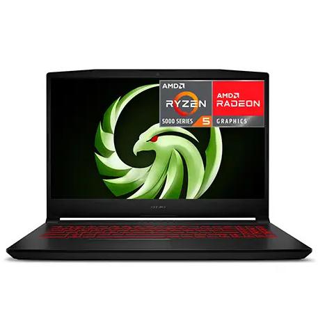 Notebook Gamer MSI Bravo 15, AMD Ryzen 5 5600H, 8GB, 512GB SSD, AMD Radeon RX5500 4GB, 15,6" 144Hz