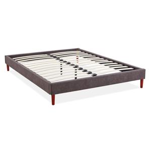 Base Cama Zibel 2 Plazas Gris Oscuro