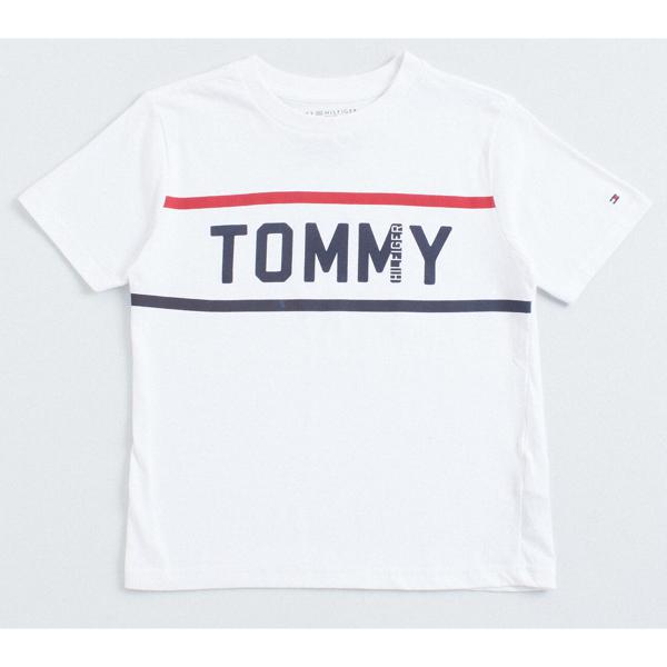 Polera Niño Manga Corta Tommy Basic. Disponible En Varios Colores