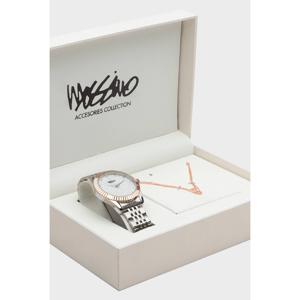 Mossimo Set Reloj Análogo Mujer + Collar