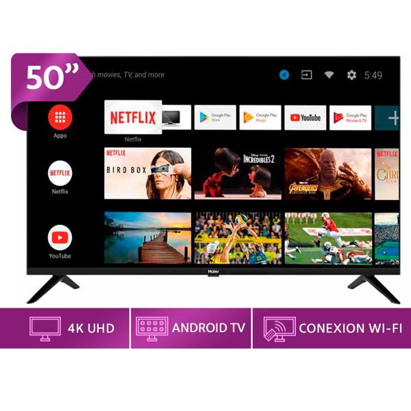 Led Haier 50" H50k6ug 4K Android Uhd Smart Tv