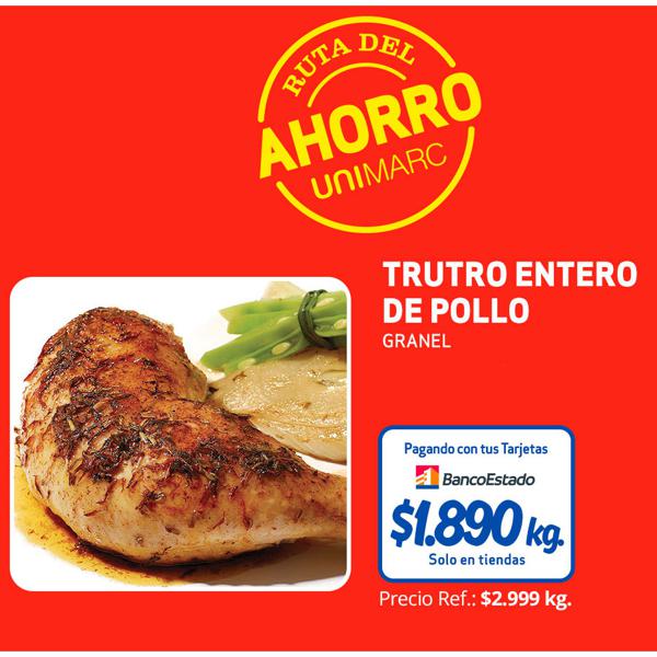 Trutro Entero De Pollo Granel Kg - Descuentoff