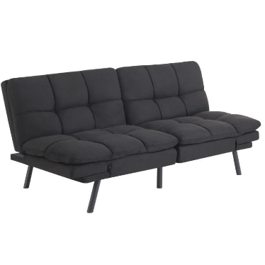 Futon Memory Negro Mainstays