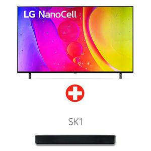 LG Nanocell 50” 50nano80 4k Uhd Smart Tv 2022 + Soundbar Sk1