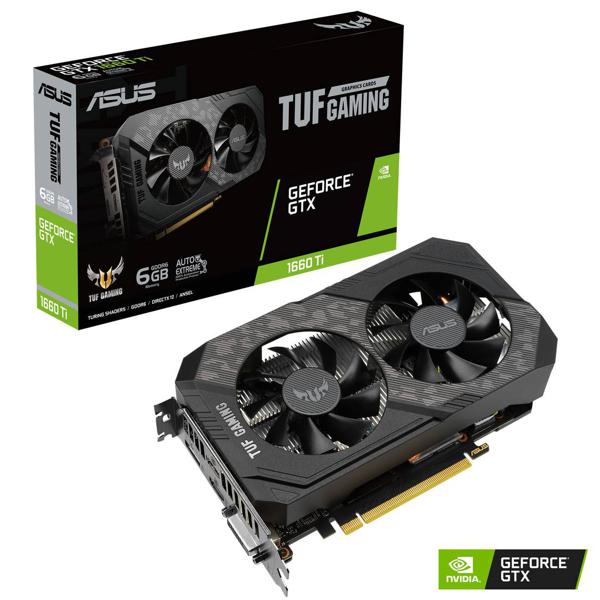 Tarjeta De Video Asus TUF GTX 1660Ti OC Edition, 6GB GDDR6, PCIe 3.0, 192bit