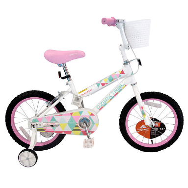 Bicicleta Flutter Aro 16 Rosado/Blanco Ozark Trail