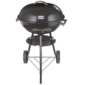 Parrilla Portátil Carbón Kettle Negra 17'' Simplit