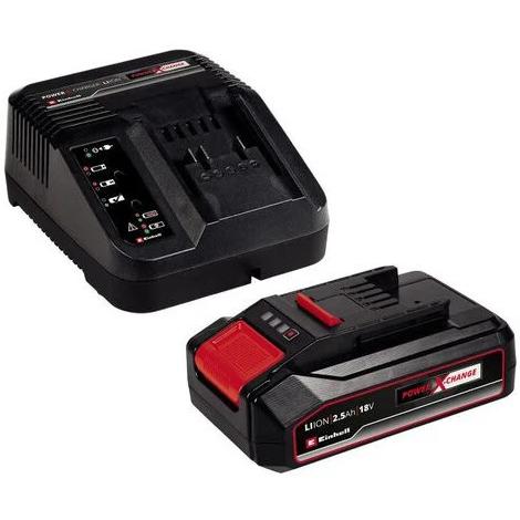 Batería 2,5 Ah 18V + Cargador Power X-Change E Einhell