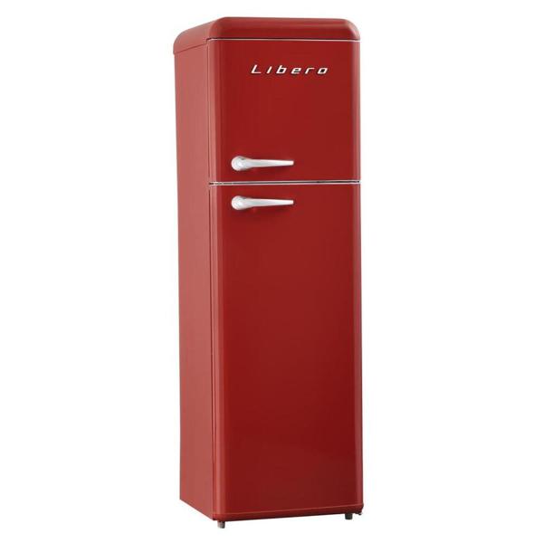 Refrigerador Retro Top Freezer Libero LRT-280DFRR, Frío Directo, 239 Litros, A+