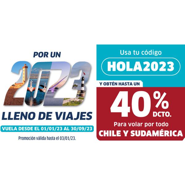 Hasta 40% Dcto Para Volar Por Sudamérica Con JetSmart