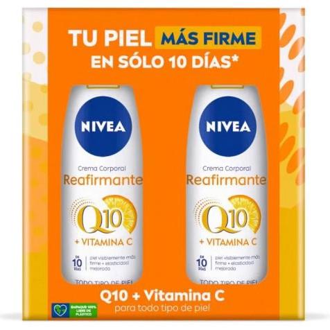 Pack Nivea Q10 Crema Corporal Reafirmante 400Ml X2