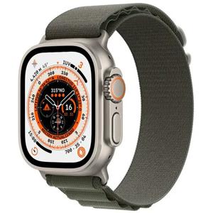 Apple Watch Ultra GPS + Celular - Caja de titanio 49 mm - Correa Loop Alpine verde - M