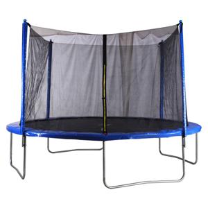 Cama Elástica Saltarina 10ft 3.05 mts Azul + Malla Protección Superior