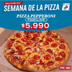 Pizza Pepperoni Familiar Domino's