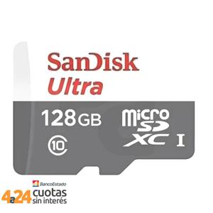 Memoria SanDisk 128GB microSDXC (100MB/s) UHS-1 U1 Ultra