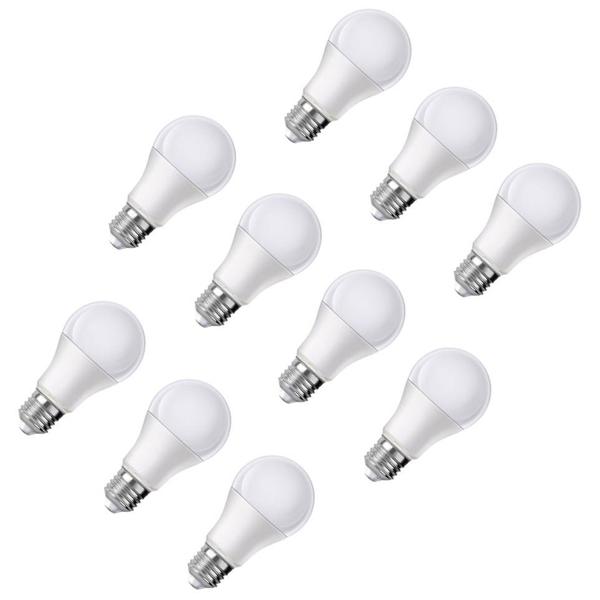 Pack de 10 Ampolletas LED E-27 15W Calido