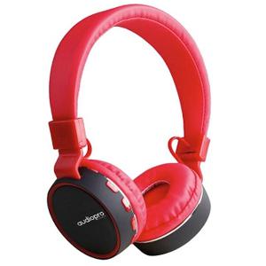 Audífonos Headband Bluetooth Con Bt/Fm/Tf/Aux. Red Audiopro