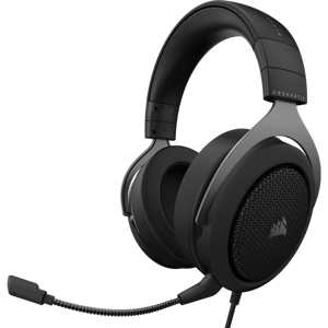Audífonos Gamer Corsair HS60 Haptic, Cableado, PC, Estéreo, Color Carbon