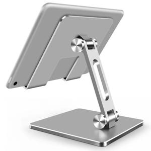 Soporte De Escritorio Aluminio Ajustable Plegable Para Tablet Y iPad