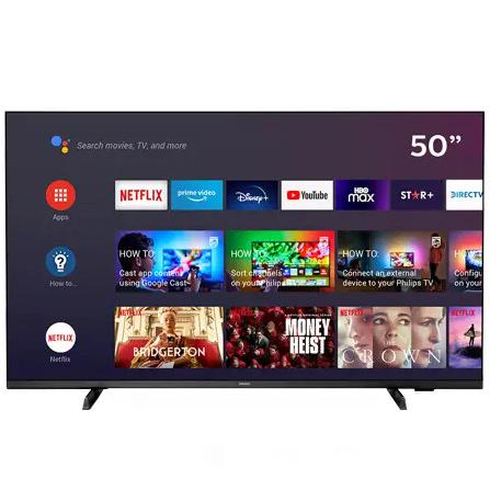 LED Philips Smart TV 50" UHD 4K Android 50PUD7406